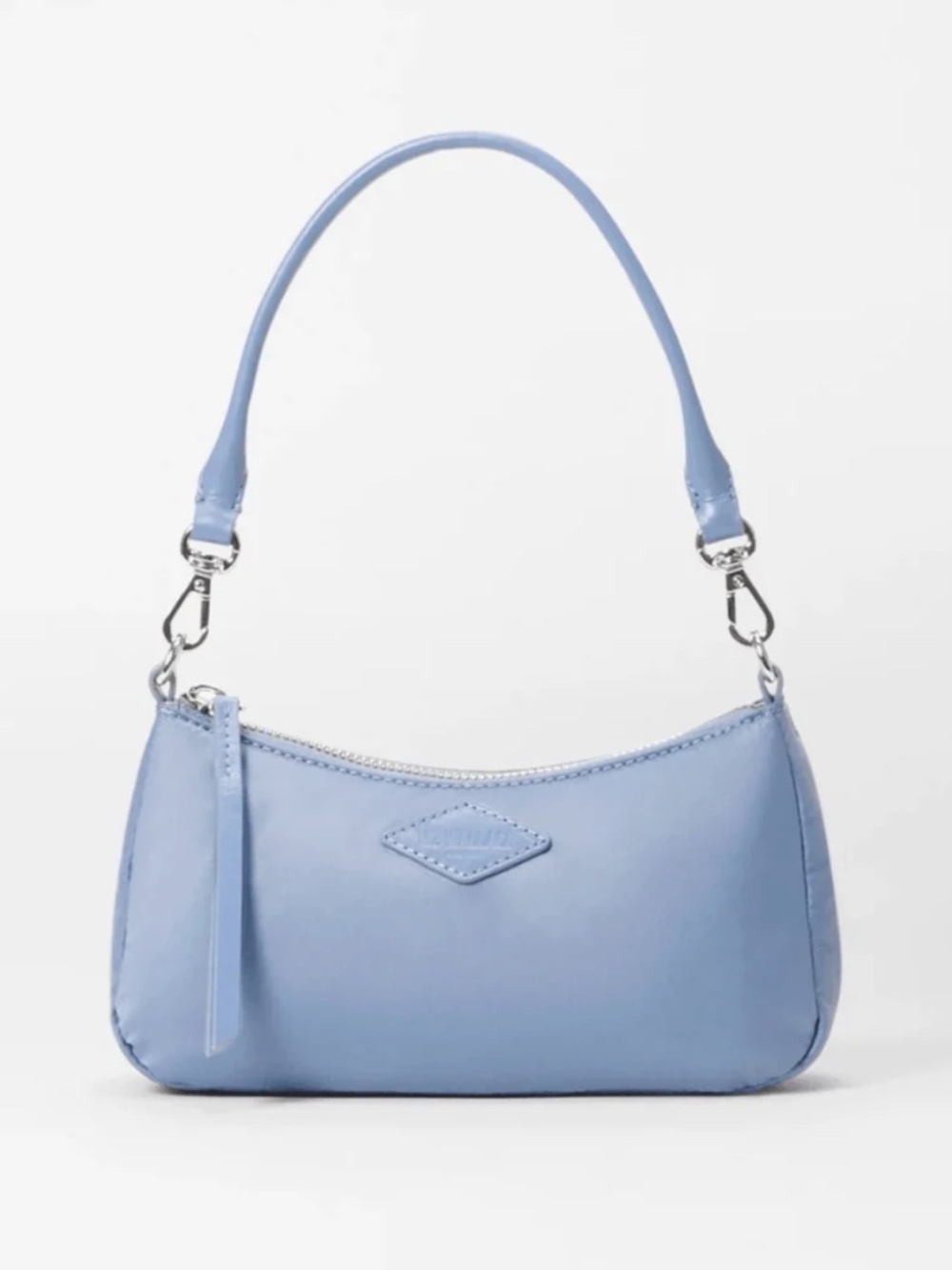 MZ WALLACE NWT STONE BLUE MINI CHELSEA SHOULDER - Picture 1 of 6